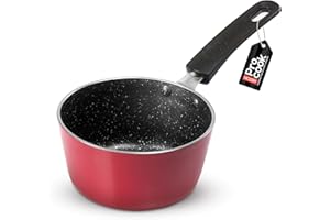 Milton Pro cook Granito Saucepan with Bakelite Handle, 14 cm, Aluminium Tea and Milk Pan, Boiling Pot, Non-Induction, 2 Years Warranty