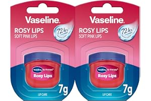 Vaseline Lip Therapy Ros Vårdande läppbalsam för optimal fukt, dubbelpack (Rosy (2-pack))