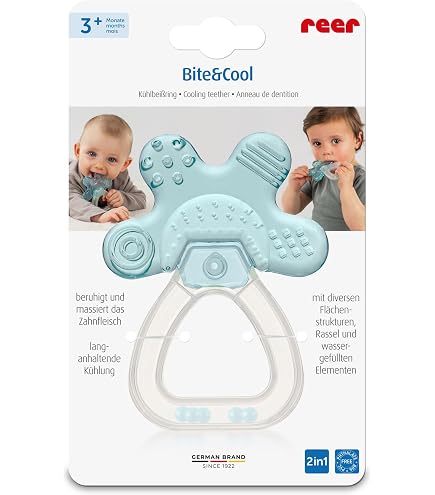 Purphy - Massaggiagengive per bambini, in silicone, senza BPA, per bambini dai 3 mesi in su, colore: pornografico