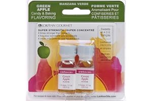 LORANN OILS Candy & Baking Flavoring .125oz 2/Pkg-Green Apple