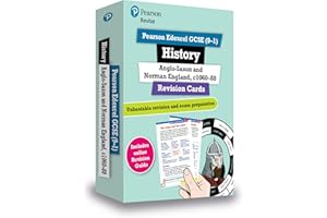 Pearson REVISE Edexcel GCSE History Anglo-Saxon and Norman England Revision Cards