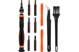 Sainwora PS4/PS5/XBOX Cleaning Repair Kit with PH00 PH0 and T6H T8H T9H T10H Torx Security Screwdriver for Playstation 4 Series Console and Controller Cleaning and Repair