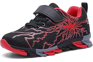 Qciplr Basket Enfant Garcon Chaussures garçon Basket Fille Mode Respirant Sport Runing Shoes Respirant Légère Sneakers 28EU-39EU