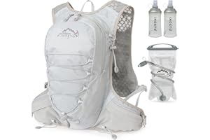 INOXTO Sac d'hydratation léger 12L, adapté à la randonnée en Plein air, Cross-Country, Marathon, compétition Cycliste, Gilet d'hydratation d'alpinisme, Sac à Dos, Hommes et Femmes