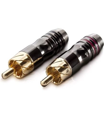 Furutech FP-120 F (R) RCA Plug (1 Piece) Red : Amazon.de