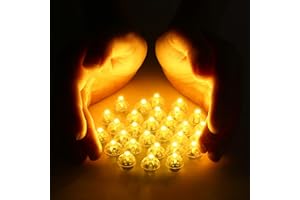 Encham Pack of 30 LED Balloons Lights Warm White Mini LED Lights for Balloon Gift Box Birthday Party Decoration Wedding Halloween Christmas Lighting