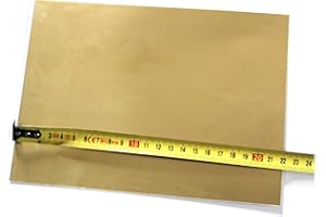 GAITAS EDUARDO REPRESAS Lamiera in ottone ricotto da 220 x 160 x 0,5 mm, per lavori manuali, fai da te, decorazione, gioielli o industriali