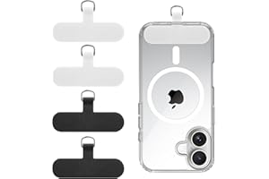 AK 4 Stück Handykette Universalpads, Aushärtung Tuch Telefon Lanyard Patch, Ultradünn Langlebig, Universeller Handyketten Patch, für Allen Gängigen Handyhüllen