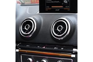 WOQUi Aleación de Aluminio Instrumento Pizarra Salida de Aire Decoración Anillo para Etiqueta