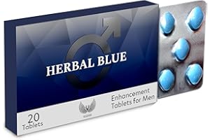 VEGRON Herbal Blue 20 Tablets. Effective Herbal Supplement for Men, Natural Enhancing Supplement for Men, Premium Male Enhancement Support