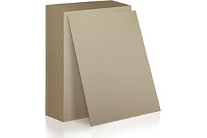 ARQIZ A4 Greyboard 20 Sheets Mount Board Backing Board Model Making Presentation Board Recycled Thick 1500 Micron Recycled Card