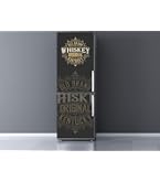 Vinile per frigorifero pietra bianca, fiore di loto e sabbia Zen, 200 x 60 cm, adesivo resistente ed economico, adesivo decorativo dal design elegante