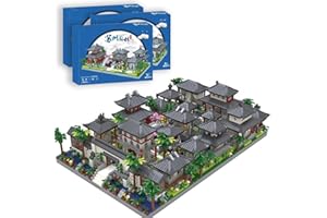 CIJINAY Blocs de construction modulaires pour maison 5650 Suzhou Garden - Architecture chinoise - Kit de construction de modèle - Jouets cadeaux pour enfants et adultes