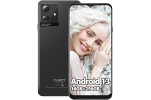 CUBOT Note 50 Smartphone Ohne Vertrag Android 13 Handy Günstig (2023),Octa-Core 16GB RAM/256GB ROM 4G Dual SIM Simlockfreie,6,56" HD+ Display,5200mAh,50MP Kamera,NFC/Fingerabdruck/OTG-Schwarz