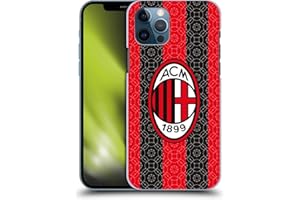 Head Case Designs Licenza Ufficiale AC Milan in Casa 2020/21 Kit Crest Custodia Cover Dura per Parte Posteriore Compatibile con Apple iPhone 12 / iPhone 12 PRO