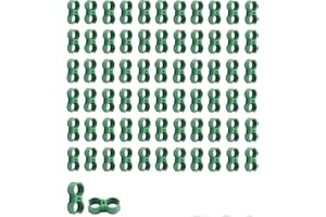 LUMOOM 50 conectores de varilla para plantas, conectores de varilla, clips para plantas, clip multifunción para jardín, enrejado para plantas, clip de hebilla para conectar (16 mm)