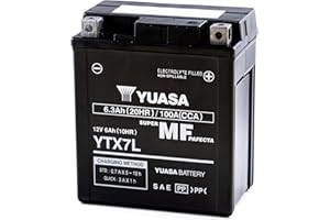 ‎YUASA Yuasa YTX7L 12V 100 CCA wartungsfreie AGM VRLA Motorradbatterie