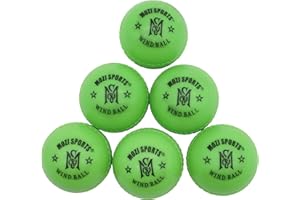 MARIB Wind Cricket Balls - Indoor & Outdoor Soft Training Cricket Ball for Coaching Practice