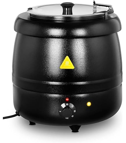 NUOBESTY Verbrühungssicherer Hebering Aus Eisen Für 10L Suppentopf - Ergonomischer Innentopfgriff Für Suppenwärmer & Gastronomie