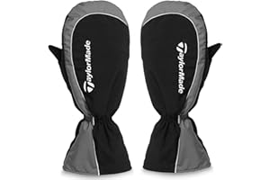 TaylorMade Cart Mittens Golf Glove, Black, One Size