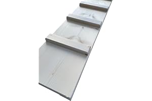 Medikratz Katzenleiter, vielseitig, für innen und außen geeignet, diverse längen (4,79m Abgeflammt mit Lasur)