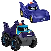 Fisher-Price Batwheels&trade; Işıklı Yarış&ccedil;ılar Fisher-Price DC Batwheels ışıklı 1:55 &ouml;l&ccedil;ekli oyuncak arabalar, Batmobile Bam ve Bu
