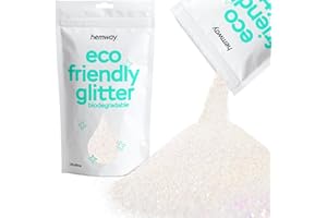 Hemway Biodégradable Eco Body Glitter - cosmétique Safe - 100 g ultrafines 1/128 - Nacre
