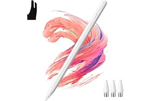 LáPiz para Tablet Universal, Taiyongkang Lapiz Tablet Compatible con iPad iPhone Lenovo Samsung Huawei Movil, Fast Charge Lapiz Tactil, MagnéTica Pencil Tablet, Apagado AutomáTico Stylus Pen