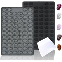 2 Stück Silikon Backmatten In Hundeknochen-Form – BPA-frei, 18 Mini-Knochen Pro Matte, Rosa & Lila