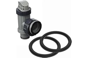 Sintrix Fab 2 x Poolpumpe Dichtung – kompatibel mit Bestway & Intex Filterpumpe P6029 – O-Ring Abdichtung für Sandfilteranlage, passend für Anschluss 38 mm ab 2017