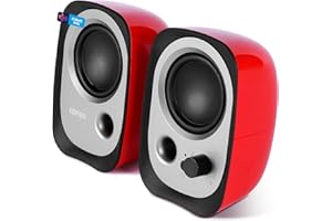 ‎EDIFIER INTERNATIONAL LIMITED Edifier R12U RD USB-Lautsprecherset Bassreflex-Port Kopfhöreranschluss Integrierter Lautstärkeregler Rot