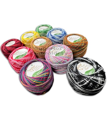 DMC Colour Variation Cotton Perle Thread Size 5 - 25 Meter Embroidery Thread (Color 4020)