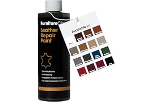 Furniture Clinic Peinture et teinture pour réparation du cuir | Colorant auto-scellant pour des réparations rapides et faciles | Convient aux canapés, sièges de voiture - Vert Pin 250ml