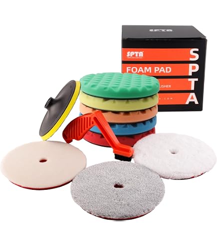 3D EZ-Switch 7" Flexible Backing Plate – For Rotary Polishers & Car Detailing Buffing Pads