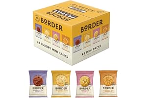 Border Multipack Biscuits - Individually Wrapped - Treat Customers, Guests, or Yourself to the Ideal Biscuits Gift Set - 48 Twin Packs
