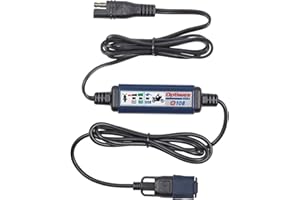 Optimate TecMate USB O-108, Chargeur USB en Ligne Intelligent 3 300 mA, avec Mode Veille et contrôleur de Batterie de véhicule.