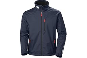 Helly Hansen Chaqueta Hombre Crew Midlayer – Cazadora Náutica Impermeable con Forro Polar y Acabado de Secado Rápido