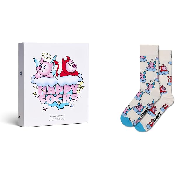 Happy Socks Holiday Striped Cracker Gift Set Calze 2 Paia Dark Red - Acquista A Prezzi Outlet