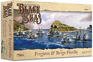 Warlord Games - Black Seas: Frigates & Brigs Flotilla (1770 - 1830) (792010001)