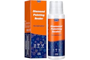 Lemeitu Diamond Painting Sealer,Painting Glue and Puzzle Glue with Sponge Head,5D Diamond Painting Glue and Jigsaw Puzzle Glue for Art Diamond Paint,120ML/4OZ