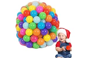 Bollar för Bollhav 50-pack Återanvändbara Lekhusleksaker | 6,99 cm Stressbollar för Lekrum Hage Tält Lekhus Pool Födelsedagspartydekoration