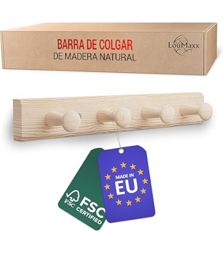 Percheros Pared Madera Perchero De Madera Pomos Para Pared