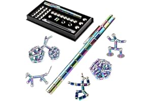 RoserRose Penna Magnetica, Fidget Pen, Pregalo Uomo Compleanno, Regalo Anniversario per Lui, Decompressione Multifunzionale per Scrittura, Regalo Creativo per Uomo, Donna & Adolescenti