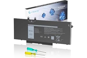 CSEXCEL 3HWPP Batterie pour Ordinateur Portable Dell Latitude 5401 5410 5411 5501 5510 5511 Precision 3551 3541 Inspiron 17 7500 7506 2-en-1,Inspiron 7706 2-en-1 Noir 3YNXM 03HWPP 03HWPP 10X1J N2NLL 1VY7F