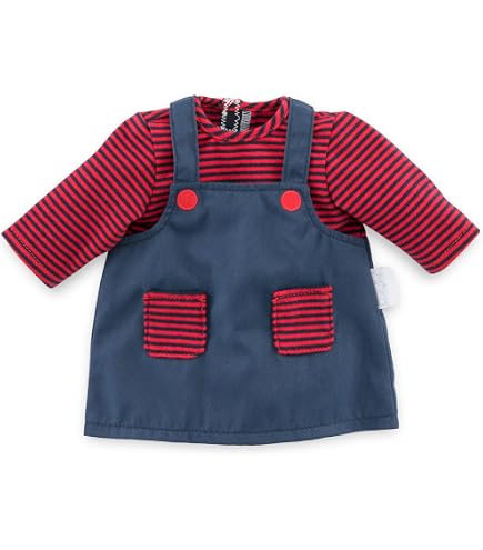 Corolle Puppenkleid Für 36 Cm Babypuppen – Rosafarben Mit Rüschen, Klettverschluss