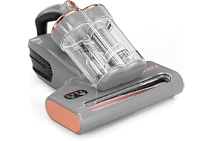 smarock S10 Pro Aspirateur Smart Anti Acariens, 500W avec Lumière UV-C, capteur de acariens, Affichage numérique Intelligent, Spécial Allergies, pour Matelas, Canapés, Lit