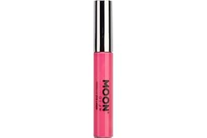 Moon Glow Delineador de ojos Neon UV - ¡brilla intensamente bajo iluminación UV! Rosa intenso 10 ml (Paquete de 1)