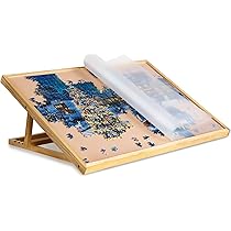 Becko Jigsaw Puzzle Board with Covers Portable Puzzle Mat for Puzzle Storage Puzzle Saver, Non