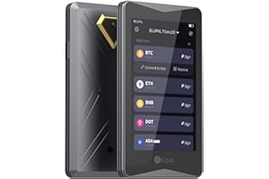 ELLIPAL Titan 2.0 Krypto-Wallet - 100% Offline-Hardware-Cold-Wallet mit Air-Gapped-Technologie, Bitcoin-Sicherheit, Speichern und Verwalten von Tausenden Coins und Tokens.