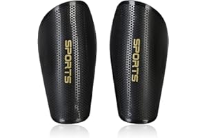 MVPACKEEY Breathable, Impact-Resistant Football Shin Guards with Protective Pad Sleeves for Youth and Adults